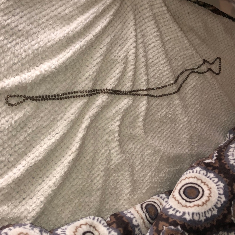 BROWN BEADED NECKLACE